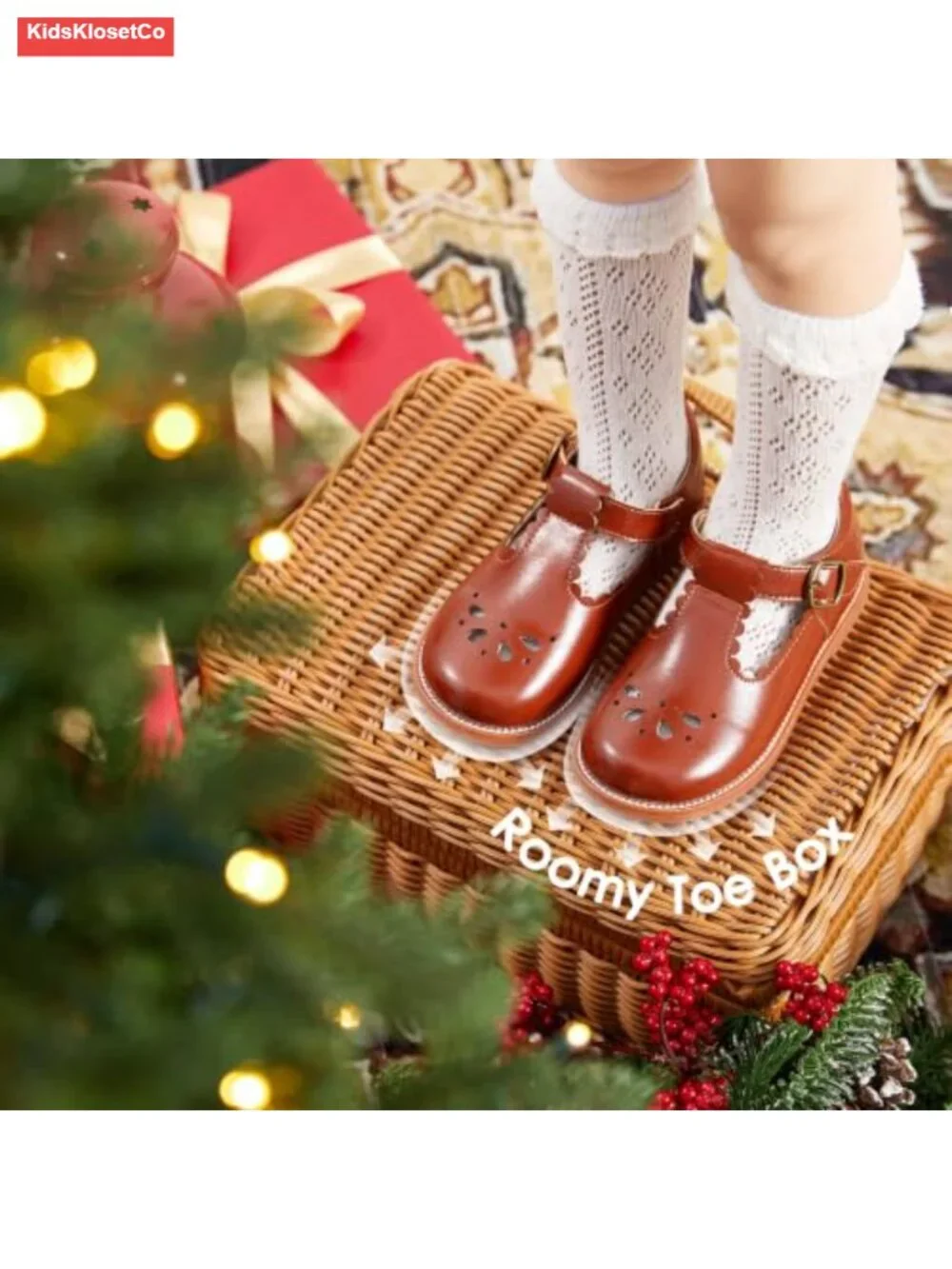 Toddler Girls Mary Jane Dress Shoes - Ballet Flats for Party School